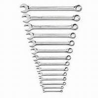 14-Pc. Full Polish Combination Non-Ratcheting Wrench Set SAE