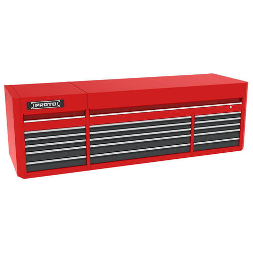 TOP CHEST 88 IN 15 DWR RED/GRAY