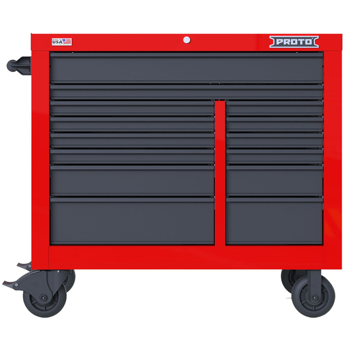 PROTO 42 In 14 Drawer Roller Red Gray