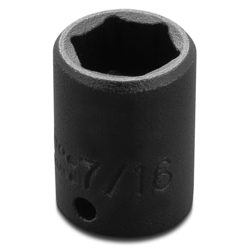 Proto® 1/4" Drive Impact Socket 7/16" - 6 Point 1/ea