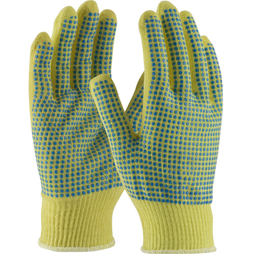 Kut Gard® 08-K200PDD Lightweight Cut Resistant Gloves, Size M, Yellow, ANSI A2