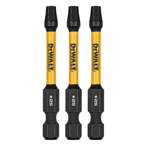DW FLEXTORQ 3PK 2.25IN BITS FOR T25