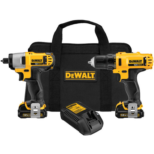 DEWALT 12V MAX* Cordless Li-Ion Drill/Driver / Impact Driver Combo Kit
