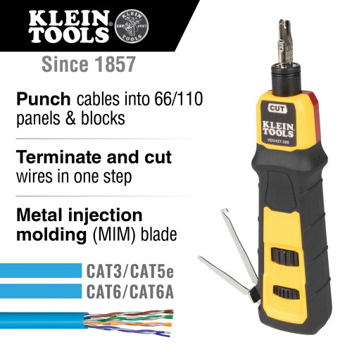 Klein Impact Punchdown Tool, 66/110 Blade