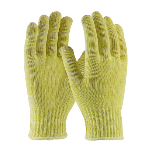 Kut Gard® 07-K320 Medium Weight Cut Resistant Gloves, Size M, Yellow, ANSI A1