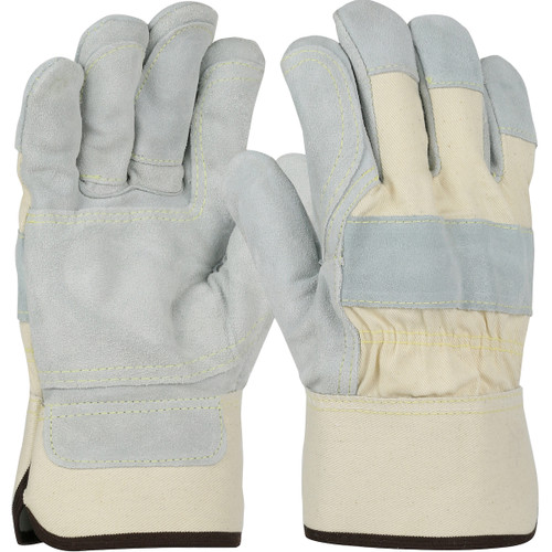 PIP® 500DP-AA  Leather Palm Gloves, Size XL, Natural