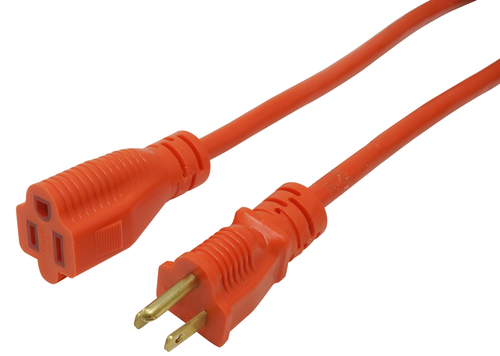 Woods CORD SET, 16/3 8' SJTW ORANGE