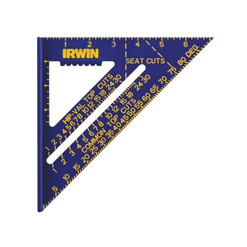 IRWIN HI-CON ALUMINUM RAFTER SQUARE 7"