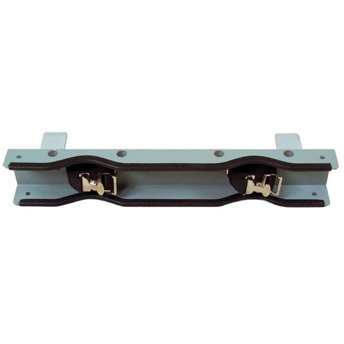 Steel Gas Cylinder Support Bracket, Two 12" Cylinder Capacity, Bench Mount - 35270