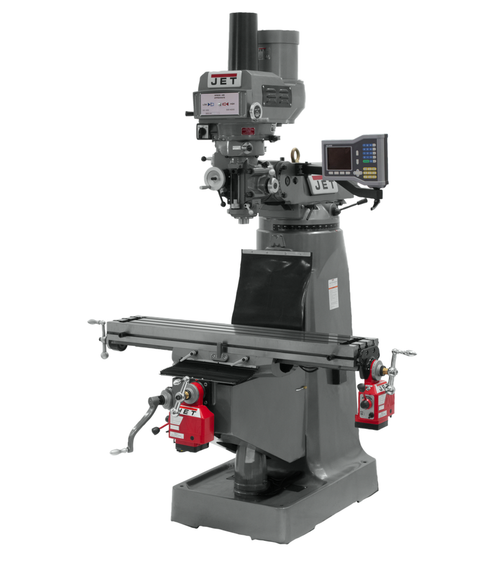 JTM-4VS Mill With X and Y-Axis Powerfeeds With Power Draw Bar