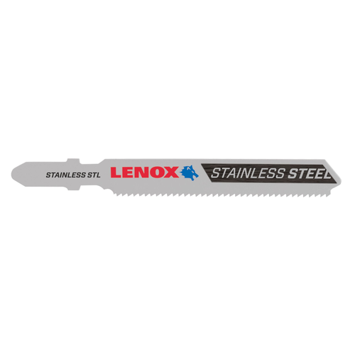 LENOX T-Shank Stainless Steel Cutting Jig Saw Blade, 3 1/4" X 3/8" 18 TPi, 1 Pack