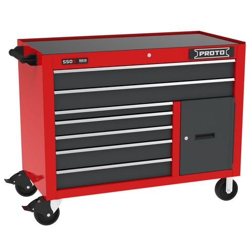 WRKSTATION 50 IN 7 DWR RED/GREY