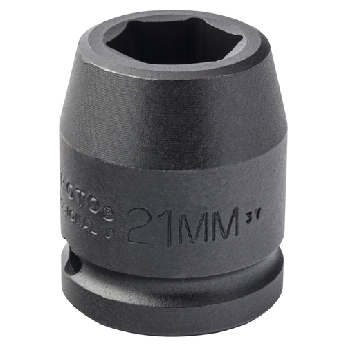 Proto® 3/4" Drive Impact Socket 21 mm - 6 Point 1/ea