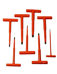 8Pc T-Handle Hex Wrench Set  (P/N HKS-8T380)