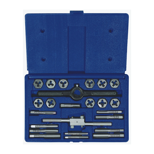IRWIN TAP + DIE 24PC SET FRACTIONAL HEX