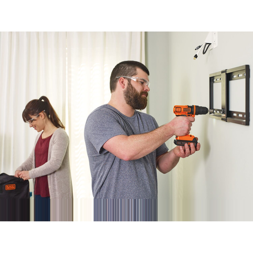 BLACK+DECKER 68pc Project Kit with 20V Lithium Drill/Driver