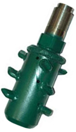SOLID BODY REAMER -- LPT/Hex (Pin) W/ DRAWBAR 6.0" Cut x 3.5" Pack, 2.125" LPT/Hex Pin W/ SHARK TEETH