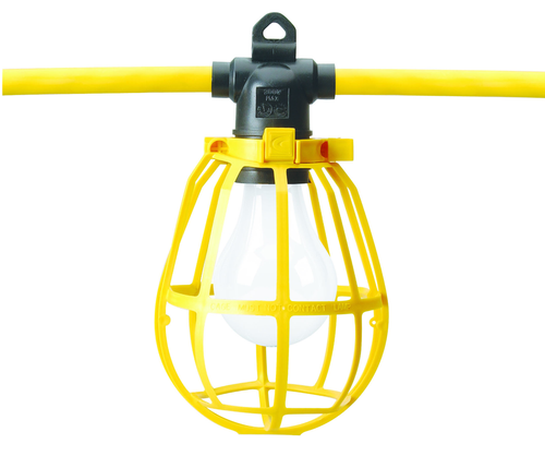 SOUTHWIRE 50 ' Plastic Cage String Light W/ 12/3 SJTWCord  1/BX