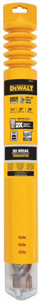 DEWALT 1-1/4-Inch X 24-Inch X 29-Inch High Impact 4 Cutter SDS Max