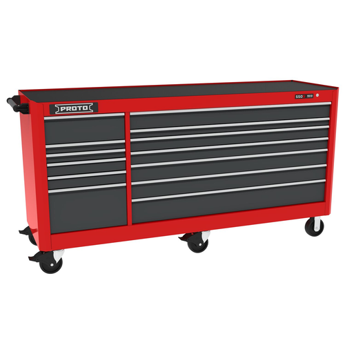 WRKSTN 88 IN 13 DWR RED/GRAY