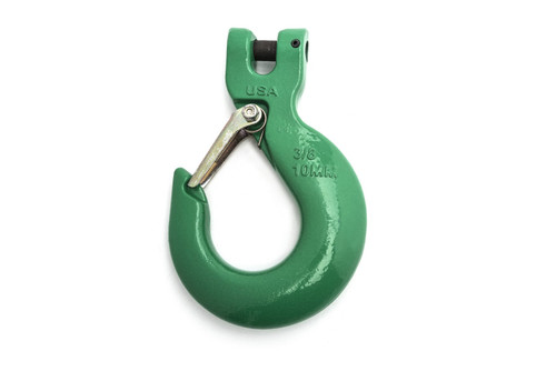 SLING HOOK,CLEVIS STYLE,PL,3/4" W/LATCH