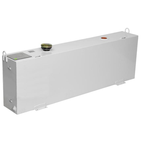 JOBOX 37 Gallon White Vertical (Fuel-N-Tool(TM) Ready) Steel Liquid Transfer Tank for Trucks