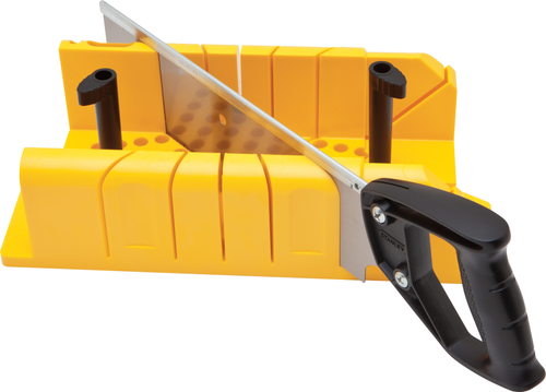 STANLEY® CLAMPING MITRE BOX W/ SAW 12"