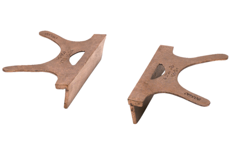 WILTON 404-5.5, Copper Jaw Caps, 5-1/2" Jaw Width