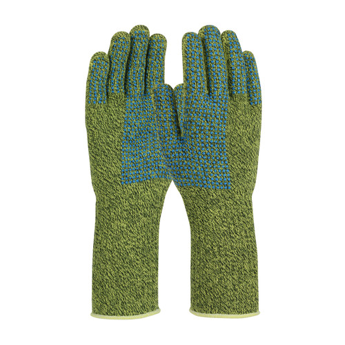 Kut Gard® 08-K385 Heavy Weight Cut Resistant Gloves, Size XL, Green, ANSI A6