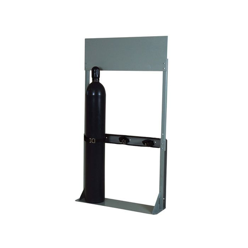 Steel Gas Cylinder Process Stand, 3 Cylinder Capacity - 35308