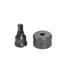 3/8IN SQUARE PUNCH & DIE SET WITH KEY-WAY, PDSQ3/8