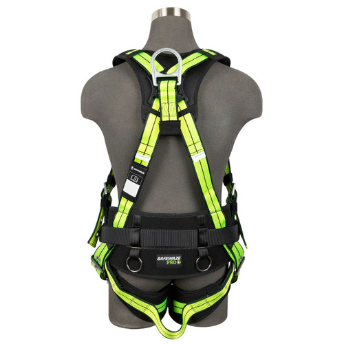 SafeWaze PRO+ Construction Harness: 3D, QC Chest, TB Legs, TB Torso  (S)
