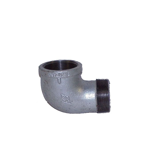 Cast-iron EL fitting for mounting vent in 2 in (DN50) bung opening