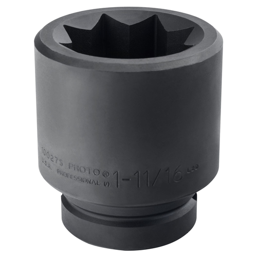 Proto® 1" Drive Impact Socket 1-11/16" - 8 Point 1/ea