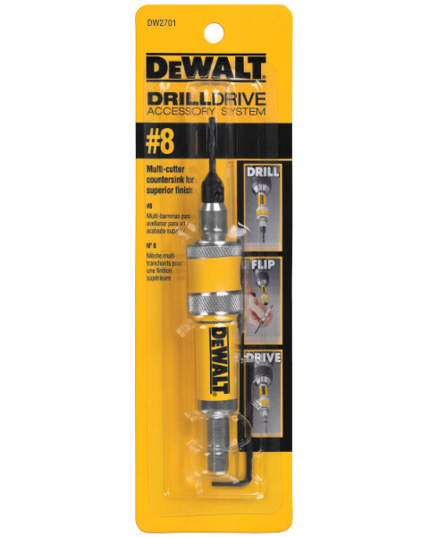 DEWALT #8 Drill Flip Drive Complete Unit , Yellow