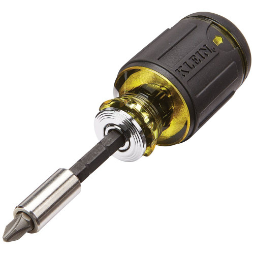 Klein 8-in-1 Multi-Bit Adjustable Length Stubby Screwdriver