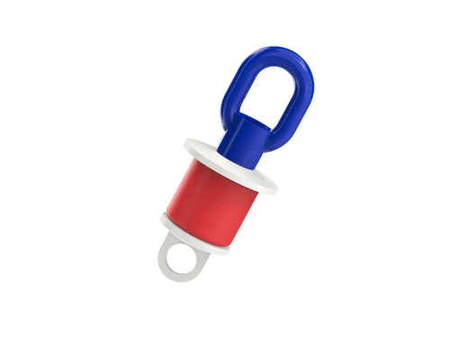CAL AM KWIKIE PLUGS KWIKIE SOLID STEM EXPANDABLE PLUG 1-1/4", LOOP NUT 50/CS