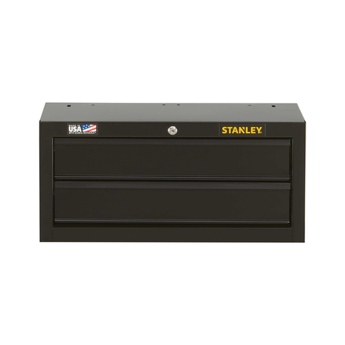 STANLEY 100S 26IN 2DRW MIDDLE CHEST - BLACK