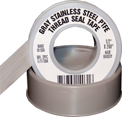 Electro-Tape 1/2" x 260 in  Stainless Steel Grade PTFE Pipe Thread Seal Tape 144/CS