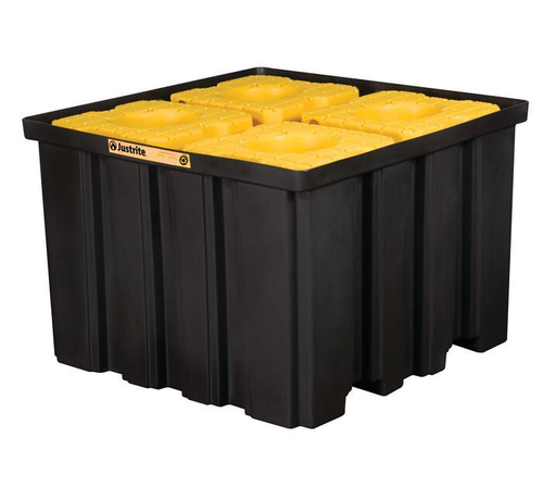IBC Indoor Pallet, with Forklift Pockets, EcoPolyBlend™, Black - 28674