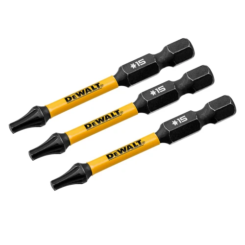 DW FLEXTORQ 3PK 2.25IN BITS FOR T15