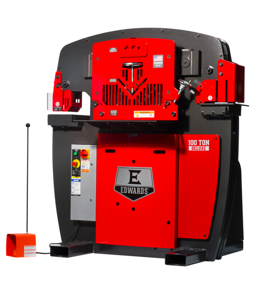 100 Ton Deluxe Ironworker 208V, 3Ph
