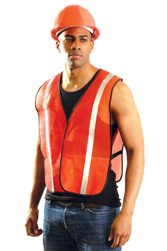 Occunomix Value Mesh Silver Reflective Vest 1/EA