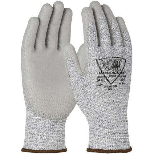 Barracuda® 713DGU  Cut Resistant Gloves, Size XS, Gray, ANSI A4