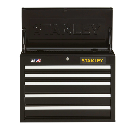 STANLEY 300S 26IN 5DRW CHEST - BLACK 1