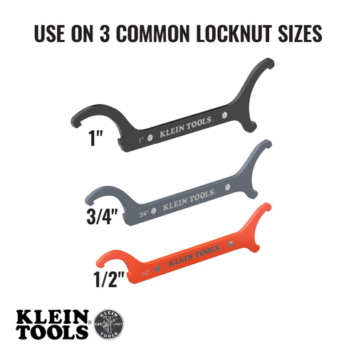 Straight Locknut Wrench Set