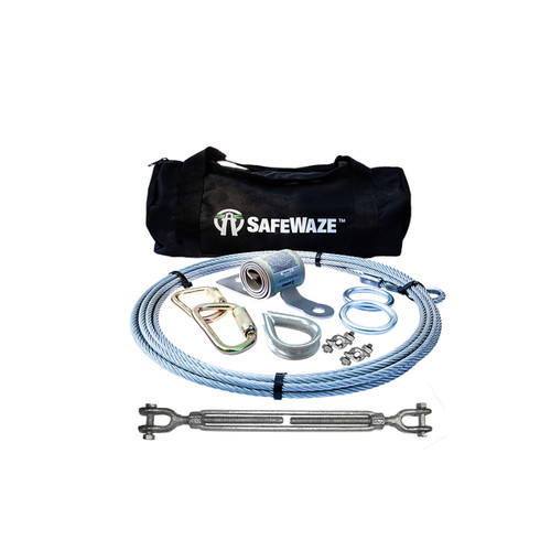 SafeWaze 30' Cable HLL: No Anchor 