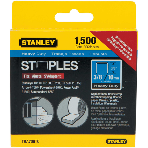STANLEY 3/8 HD STAPLE 1500