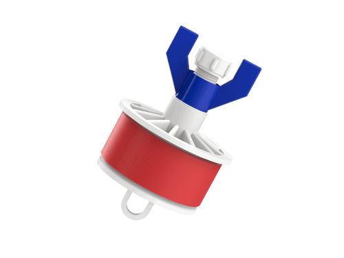 CAL AM KWIKIE PLUGS KWIKIE HOLLOW STEM EXPANDABLE PLUG 3 1/2", WING NUT