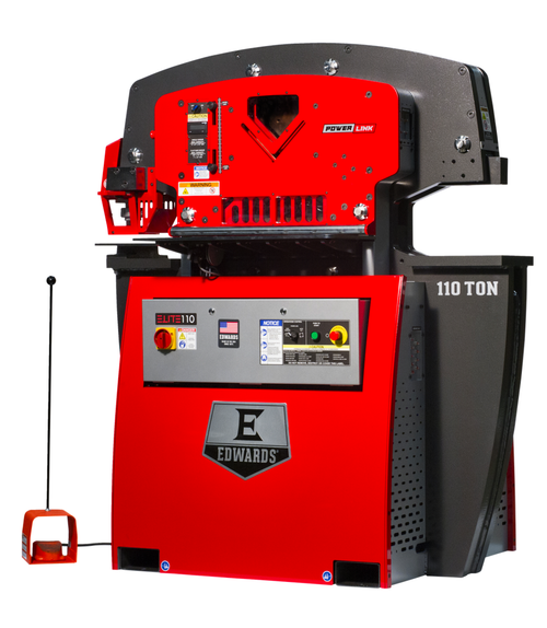 ELITE 110 Ton Ironworker 208V, 3Ph, with PowerLink